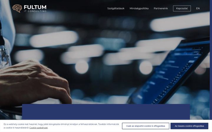 Screenshot of fultumconsulting.hu