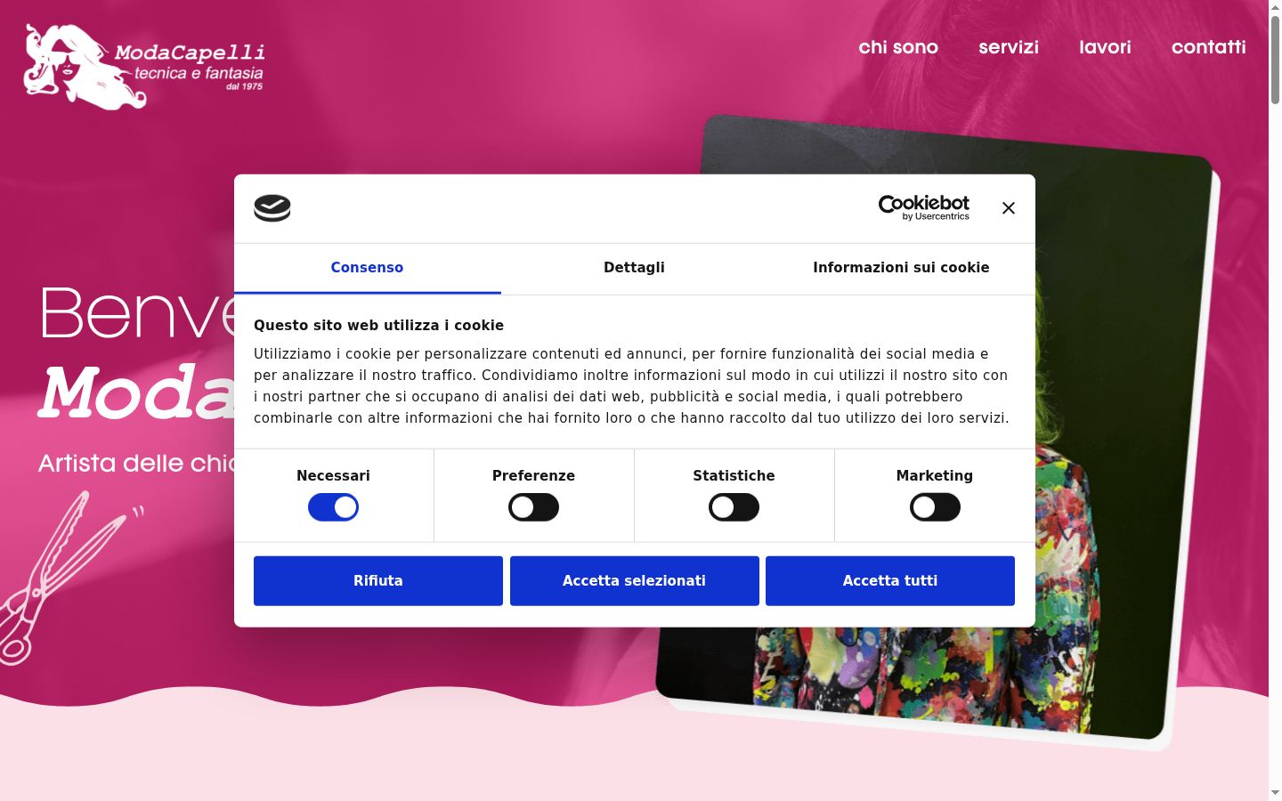 Snímek obrazovky baneru souhlasu zobrazeného před jakoukoli interakcí