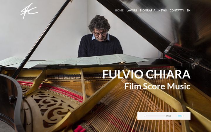 Screenshot van fulviochiara.it