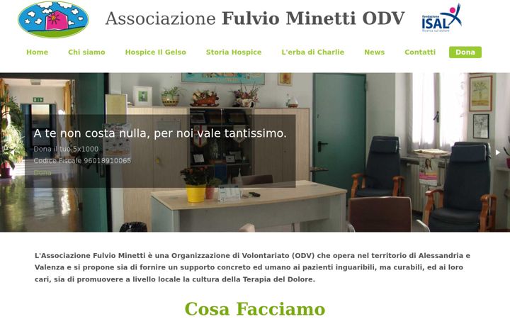 Screenshot of fulviominetti.it