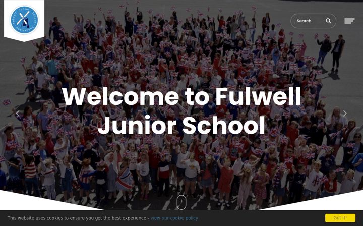 Snimka zaslona za fulwelljunior.co.uk