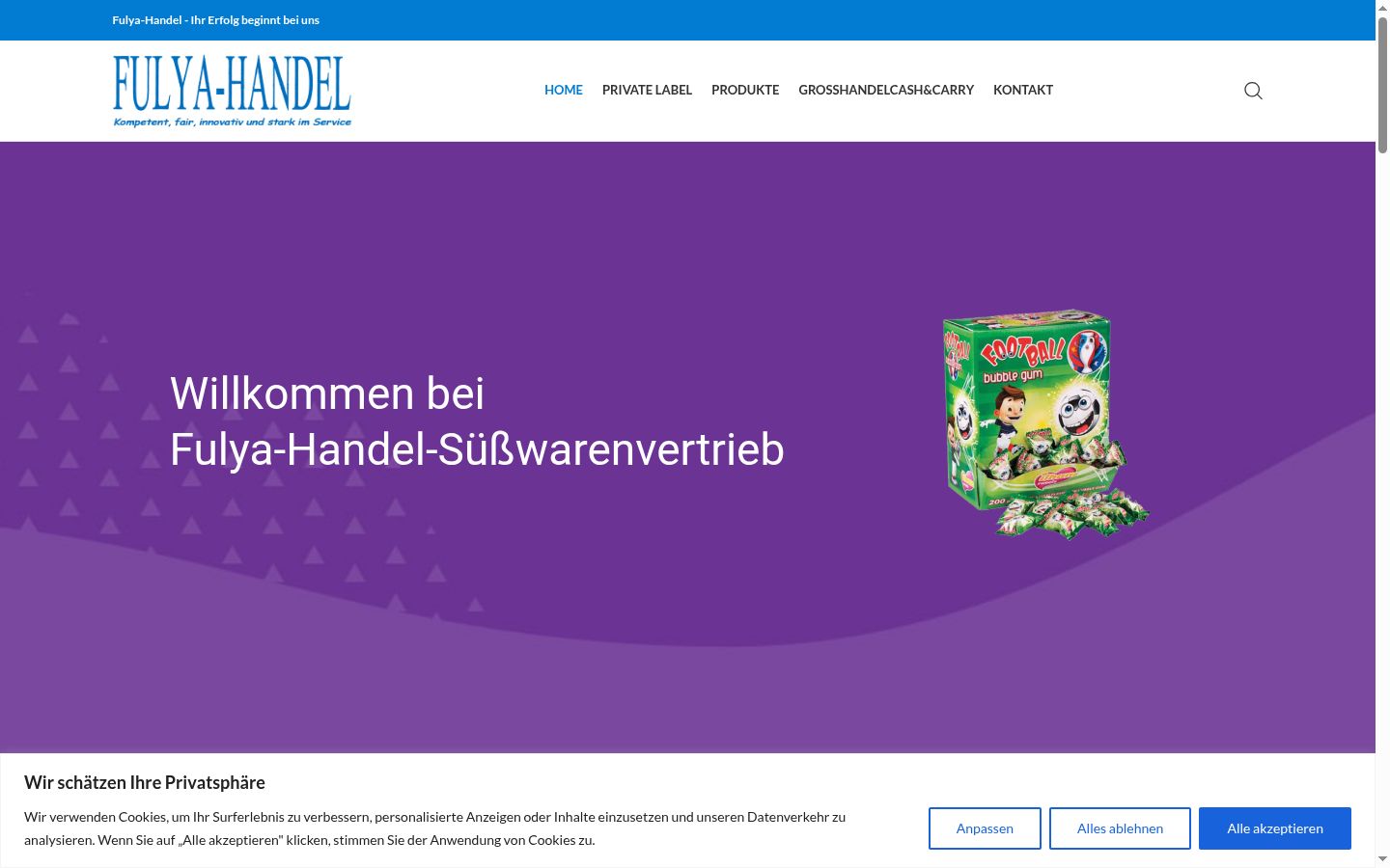 Sutikimo reklamjuostės, rodytos prieš bet kokią sąveiką, ekrano kopija