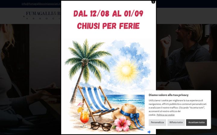 Screenshot of fumagallibozziniassociati.it