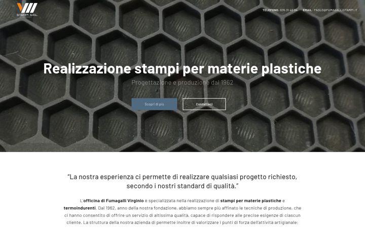 Screenshot of fumagallistampi.it