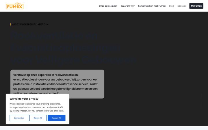 Screenshot του fumex.be