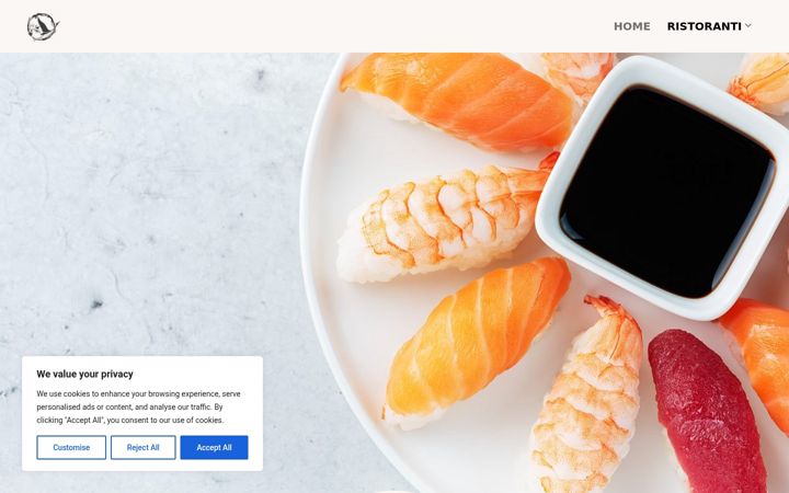 Screenshot of fumisushi.it