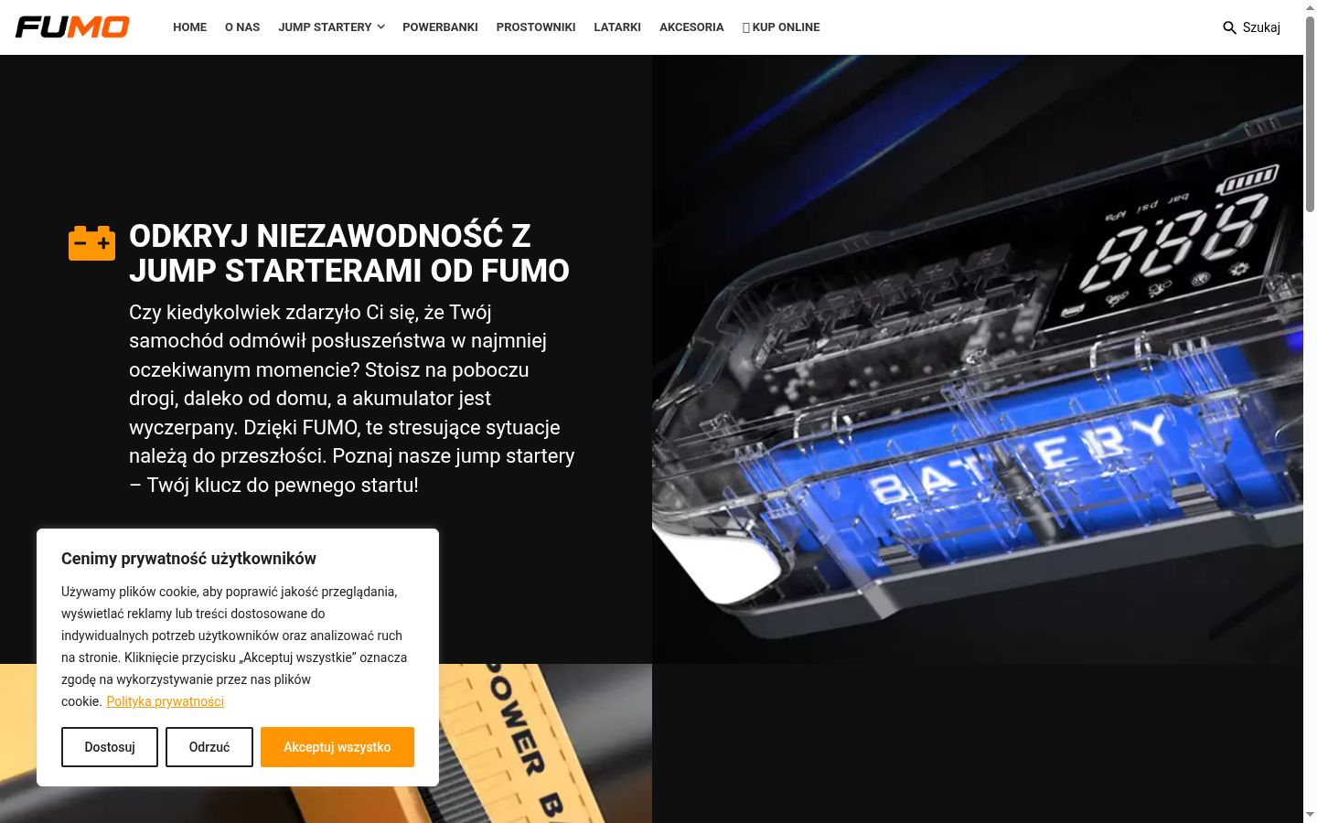 Képernyőkép a bármilyen interakció előtt megjelenő hozzájárulási bannerről