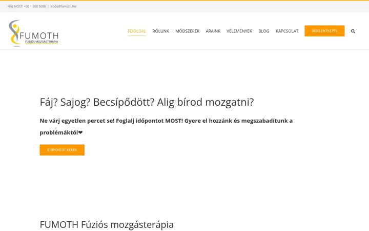 Screenshot of fumoth.hu