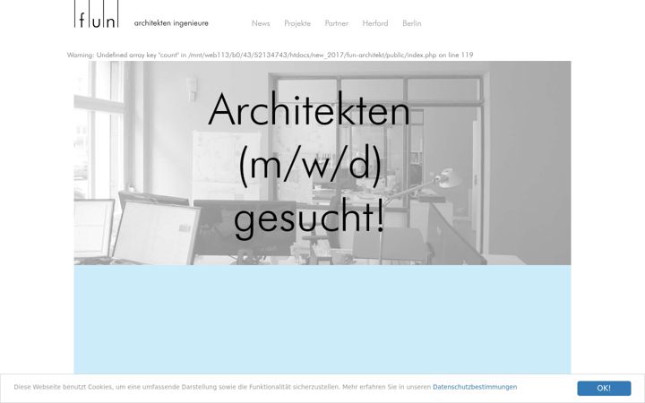 Screenshot of fun-architekt.de
