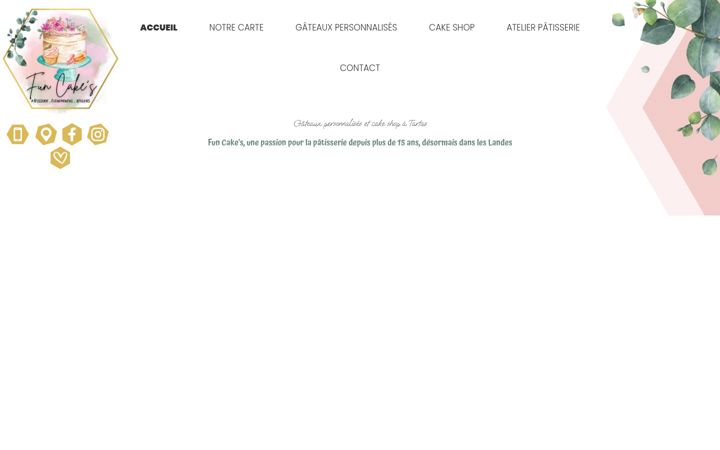 Screenshot of fun-cakes.fr