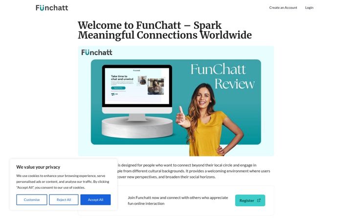 Screenshot of fun-chatt.com