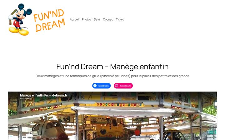 Screenshot of fun-nd-dream.fr