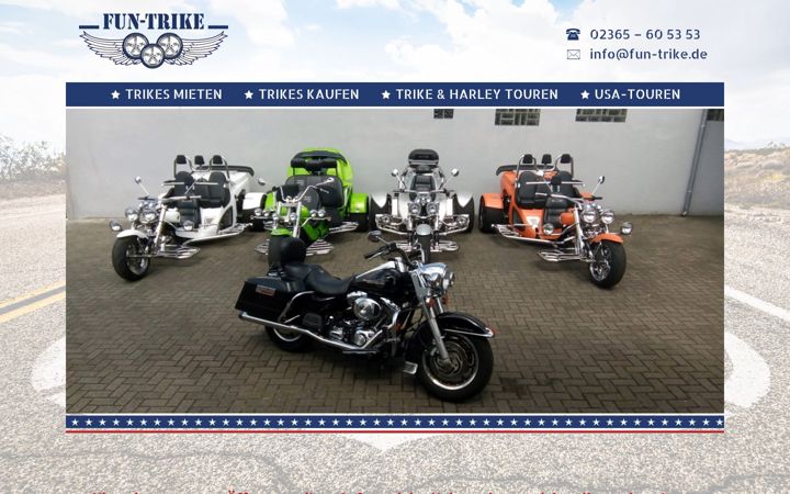 Screenshot of fun-trike.de