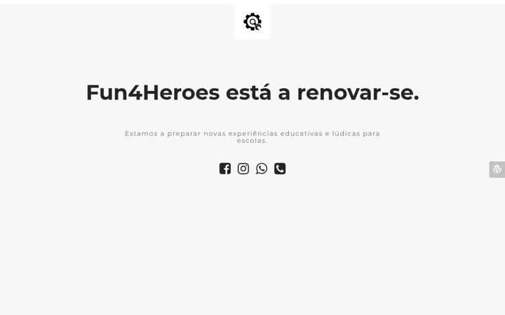 Screenshot of fun4heroes.pt