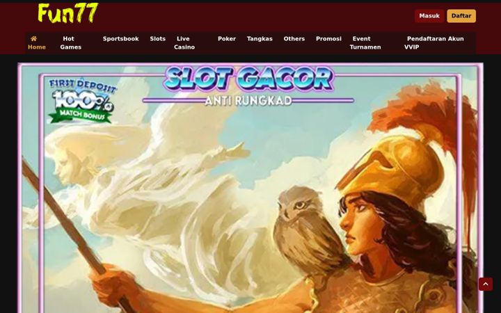 Screenshot of fun77-slot.com