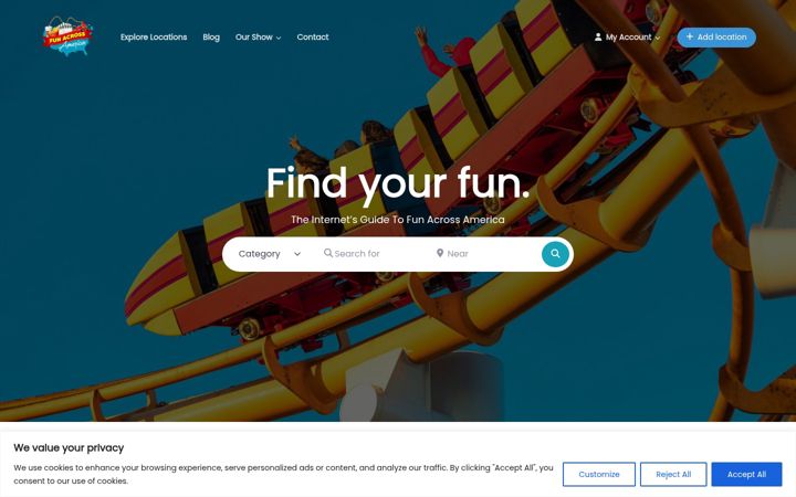 Screenshot of funacrossamerica.com