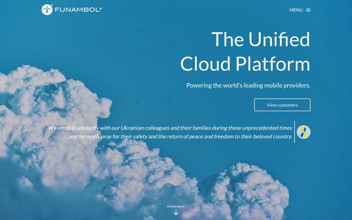 Screenshot of funambol.com