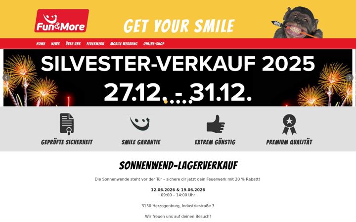 Screenshot of funandmore.at