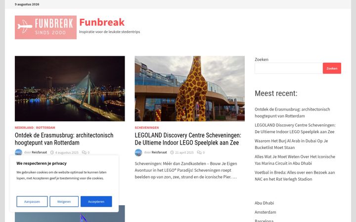 Screenshot of funbreak.nl