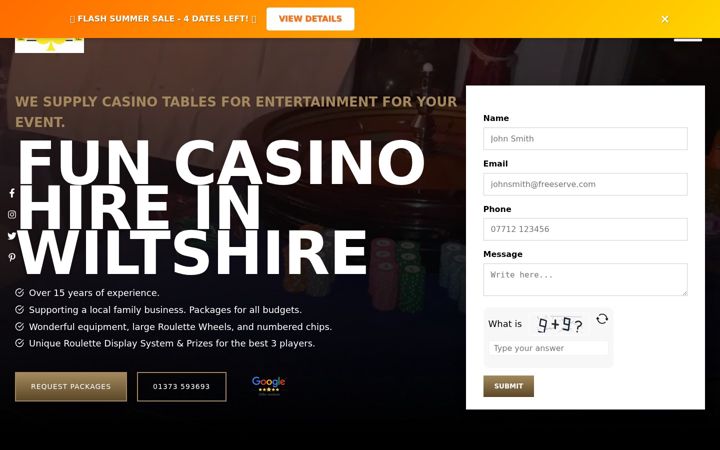 Snimka zaslona za funcasinofun.co.uk