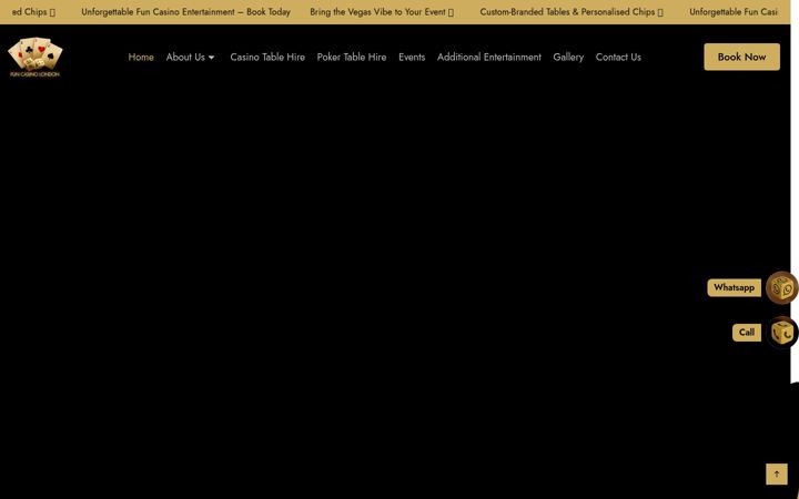 Screenshot of funcasinolondon.com