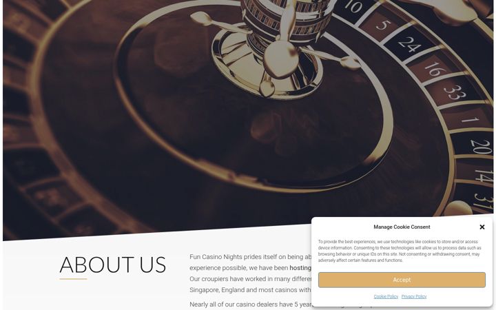 Snímek obrazovky funcasinonights.com.au