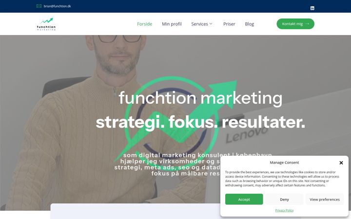 Screenshot of funchtion.dk