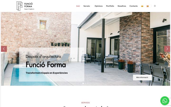 Екранна снимка на funcioforma.com