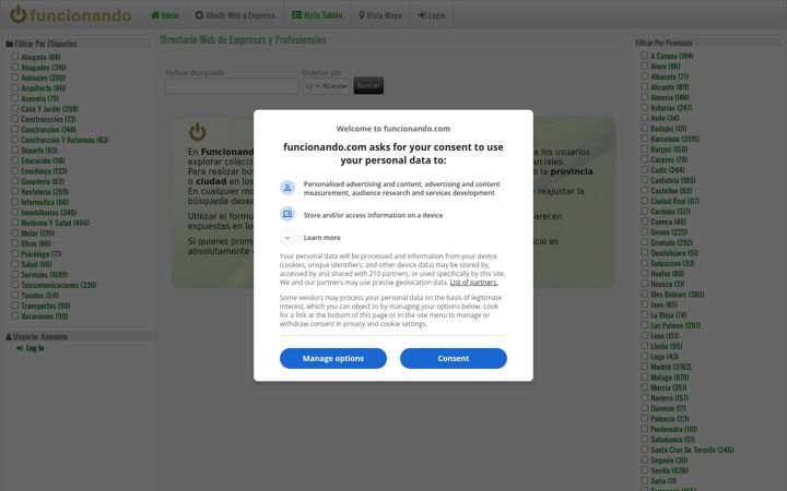Screenshot of funcionando.com