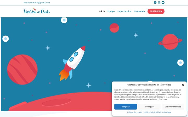 Screenshot of funciondeonda.com