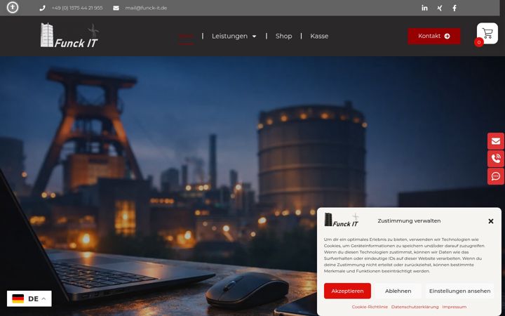 Екранна снимка на funck-it.de