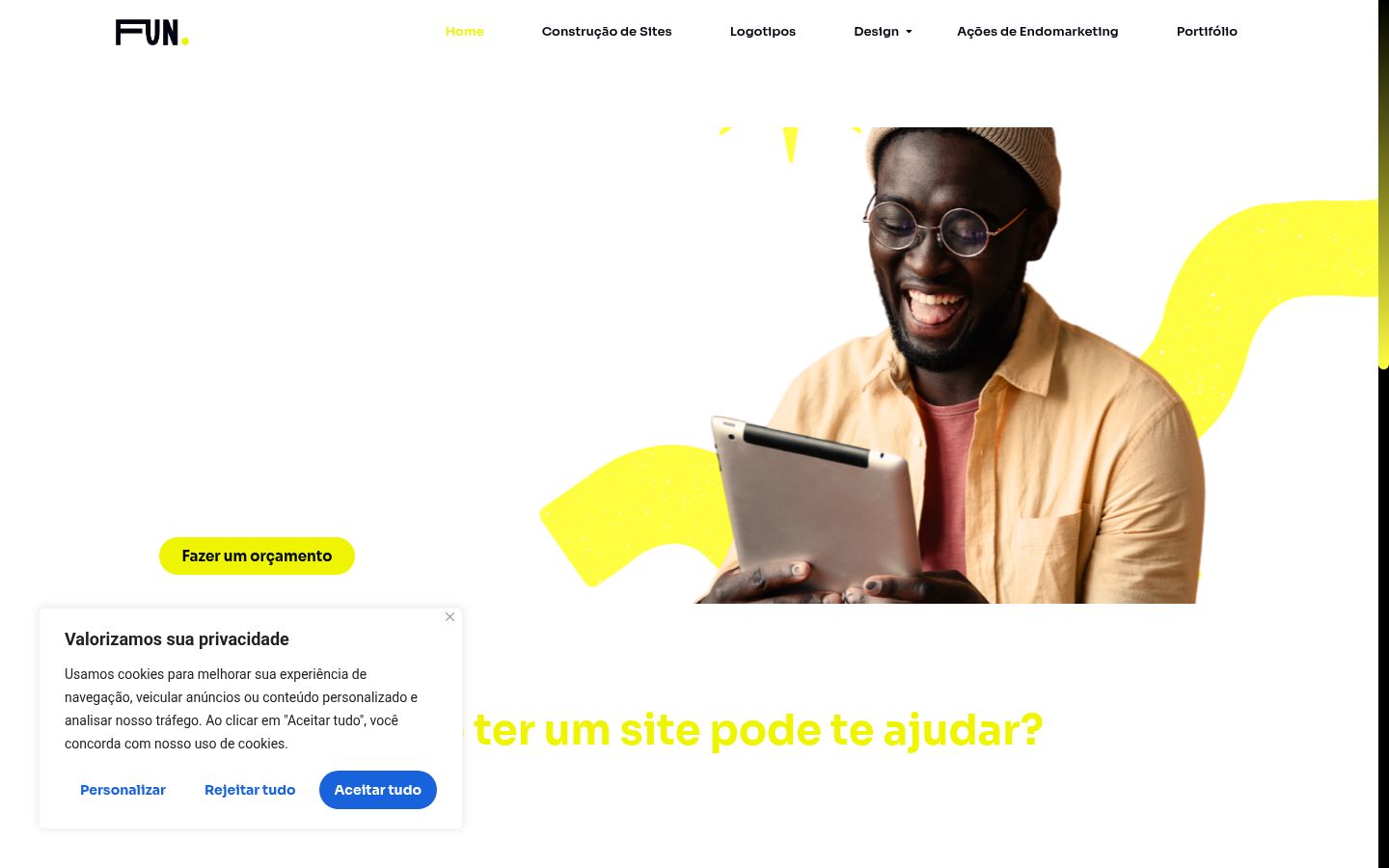 Snímka obrazovky banera súhlasu zobrazeného pred akoukoľvek interakciou