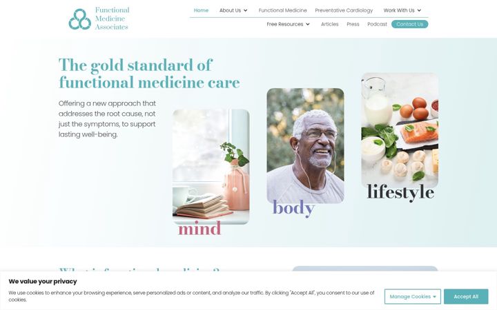 Screenshot of functional-medicine.associates