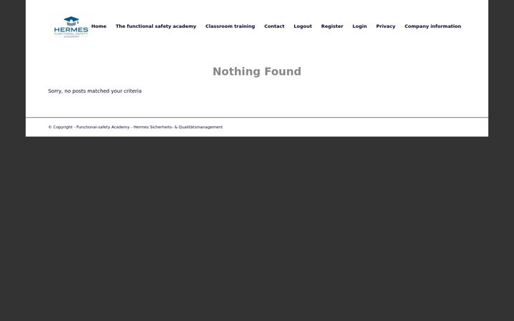 Screenshot of functional-safety.academy