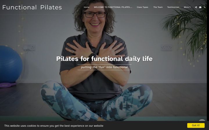Screenshot of functionalpilates.net