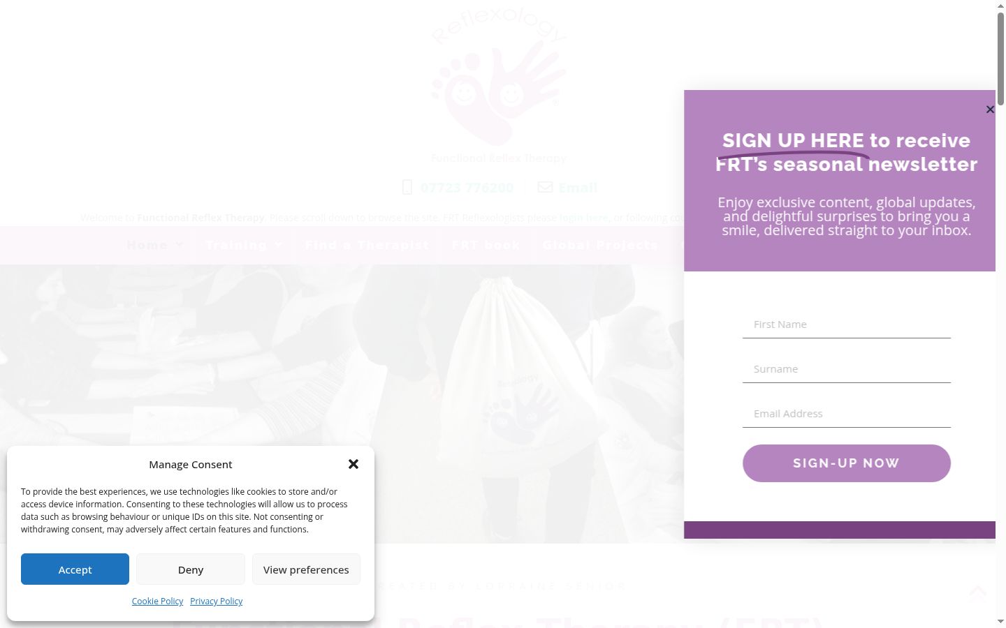Screenshot van de toestemmingsbanner zoals getoond vóór enige interactie