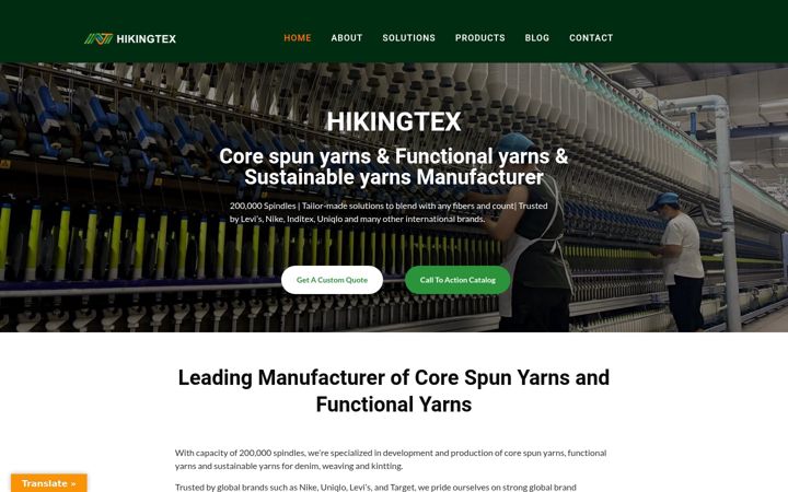 Screenshot of functionalyarns.com