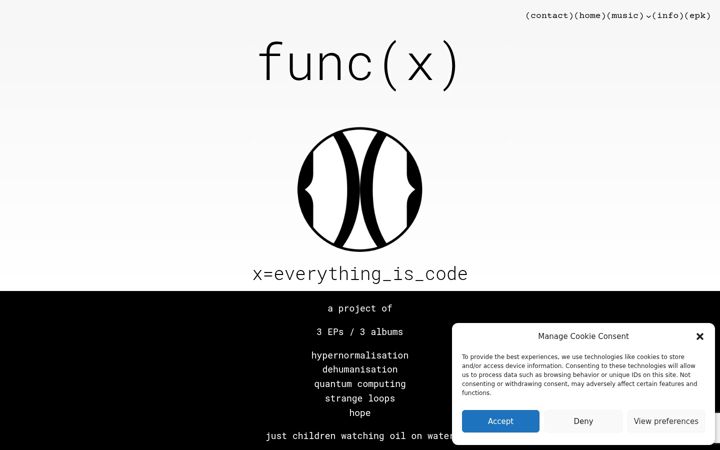 Screenshot of funcx.uk
