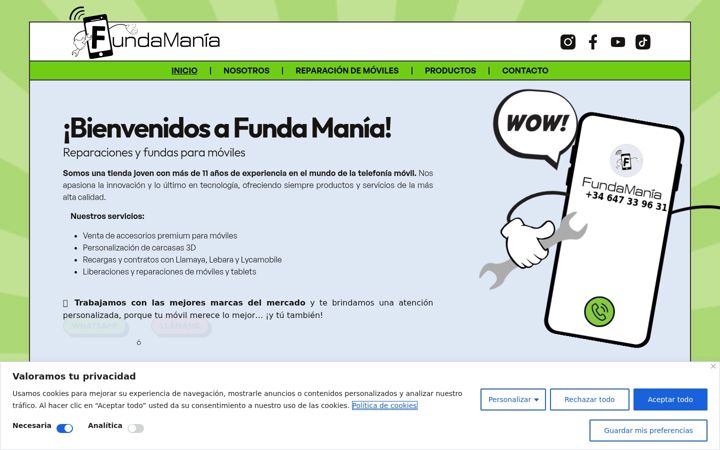 Screenshot of funda-mania.com