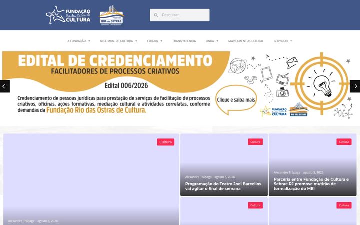 Snimka zaslona za fundacaoriodasostrasdecultura.rj.gov.br