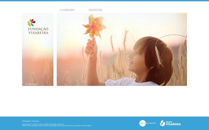 Screenshot of fundacaovisabeira.com