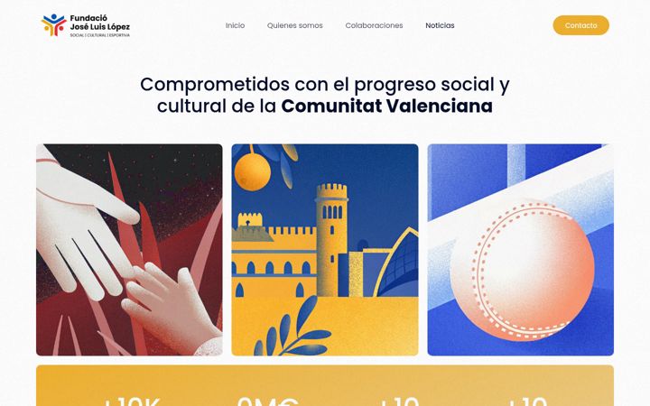 Screenshot of fundaciojoseluislopez.org