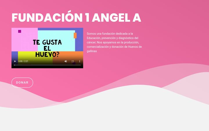 Screenshot of fundacion1angela.org