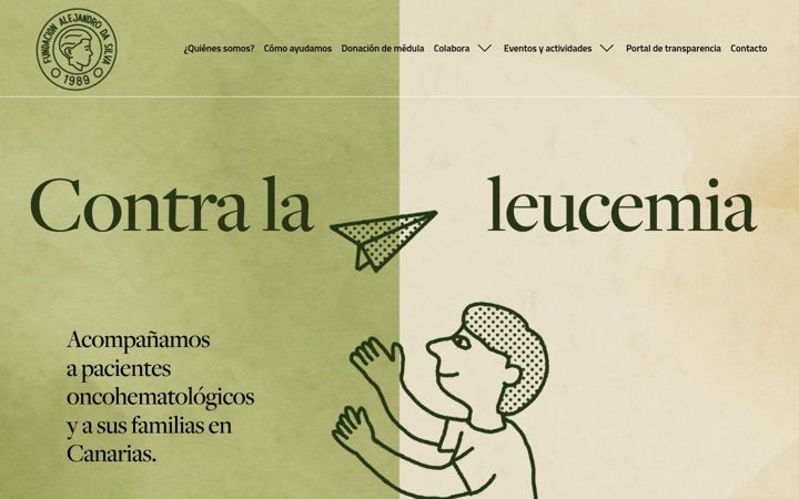 Screenshot of fundacionalejandrodasilva.org