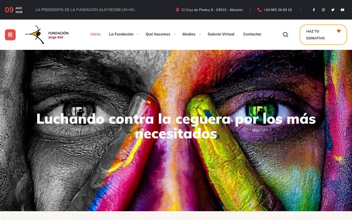 Screenshot of fundacionalio.com