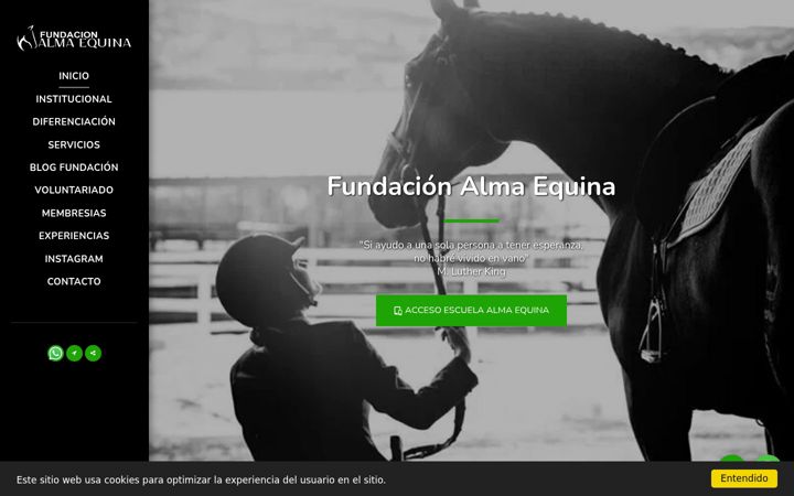 Screenshot of fundacionalmaequina.org