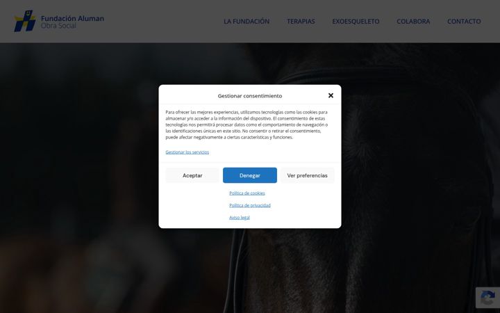 Screenshot of fundacionaluman.org