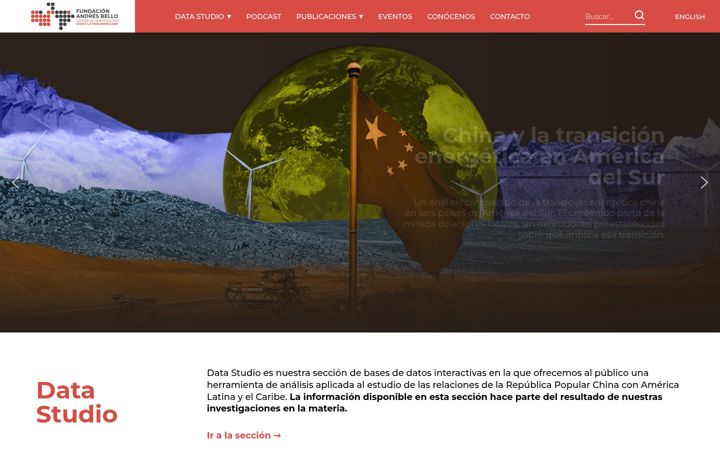 Screenshot of fundacionandresbello.org