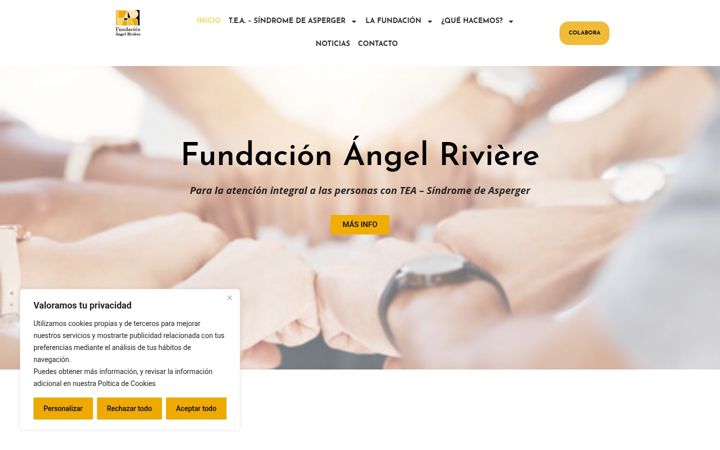 Screenshot of fundacionangelriviere.org