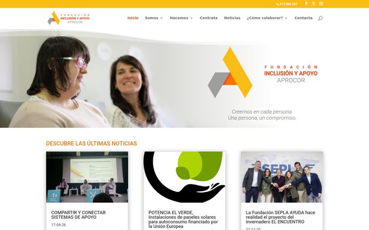 Screenshot of fundacionaprocor.org